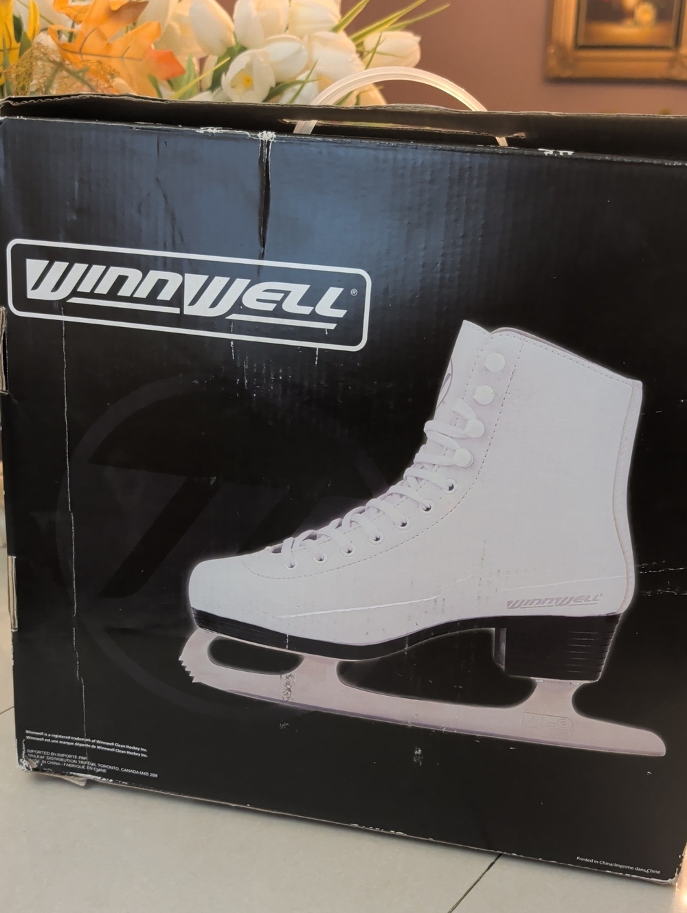 White Women's Figure Skates - Classic Lace-Up Ice Skates
